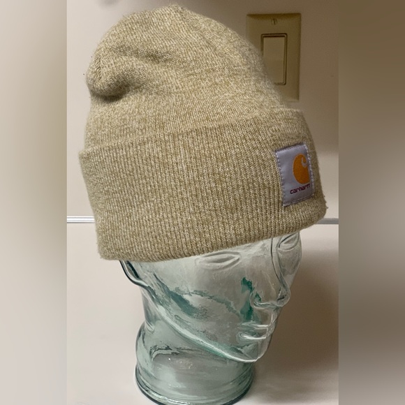 Adult Unisex One Size Guacamole Heather CARHARTT Watch Cap Cuffed Beanie Hat - Picture 6 of 12